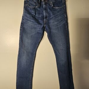 Levi's Dark Blue Straight Jeans